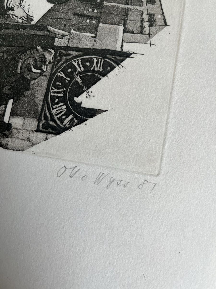 Grafiken & Lithographien: Gerechtigkeit von Otto Wyss, 1981 – Gebraucht aus Faulensee von Cinclus 3