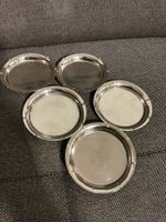 5 Glasuntersetzer Nic Iron gestempelt