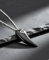 Silber 925 Schwarzem Onyx-Anhänger von Luxenter