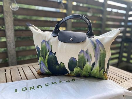 Longchamp Le Pliage Limited Edition Blumenprint
