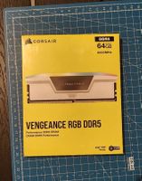 Corsair Vengeance RGB WHITE DDR5 64GB (2x32) 6000MHz