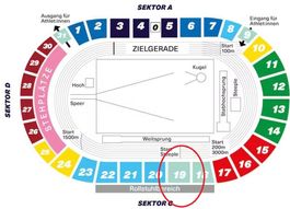 1-5 Sitzplätze - Weltklasse Zürich 27.08.2026 - Super Sicht
