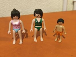 Playmobil Figuren Set Schwimmbad 3 Stück guter Zustand