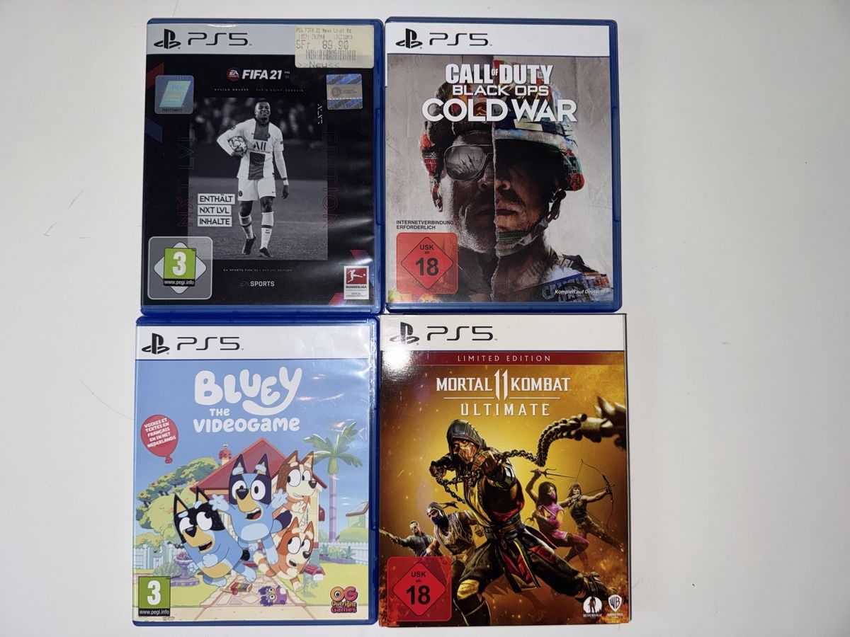 Sony Konsolen: Sony PlayStation 5 white console, disc edition. – Gebraucht aus Bülach von VM8392X 1