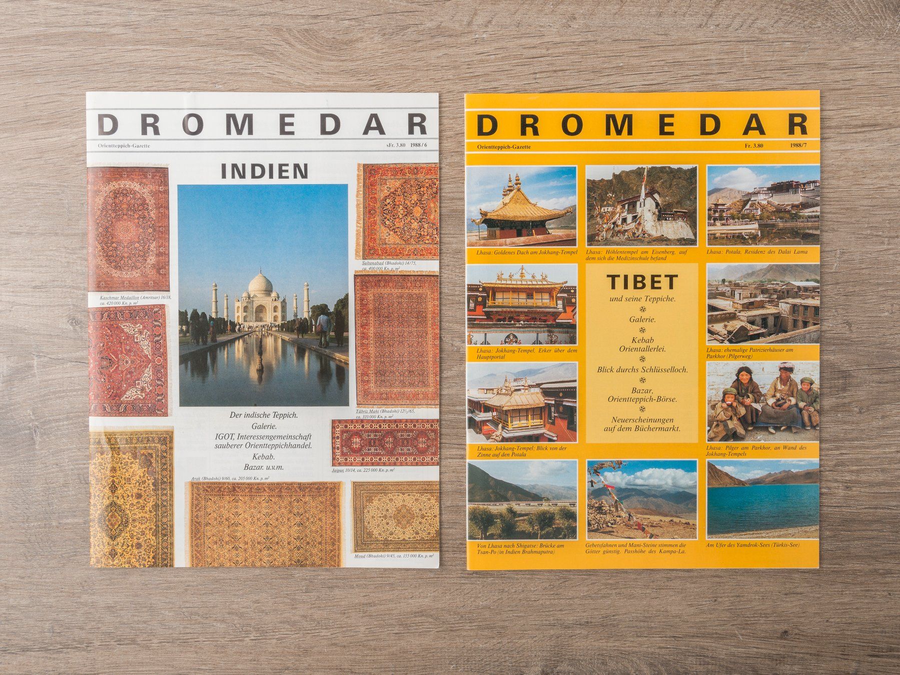 Riviste & Magazine: Magazin Dromedar Orientteppich-Gazette, 18 Hefte mit Mappe – Usato da Ziefen venduto da sin_2chk 3