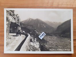 Brünigstrasse Blick Meiringen belebt Pässe Verkehrswege