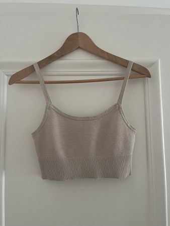 H&M Crop Top aus Strick, Gr. S