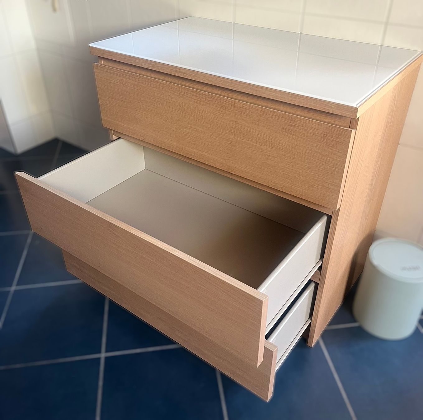 Ikea Cassettiere: 1x MALM Kommode mit 3 Schubladen, 80x78 cm – Usato da Beinwil am See venduto da sar_2ntk 1