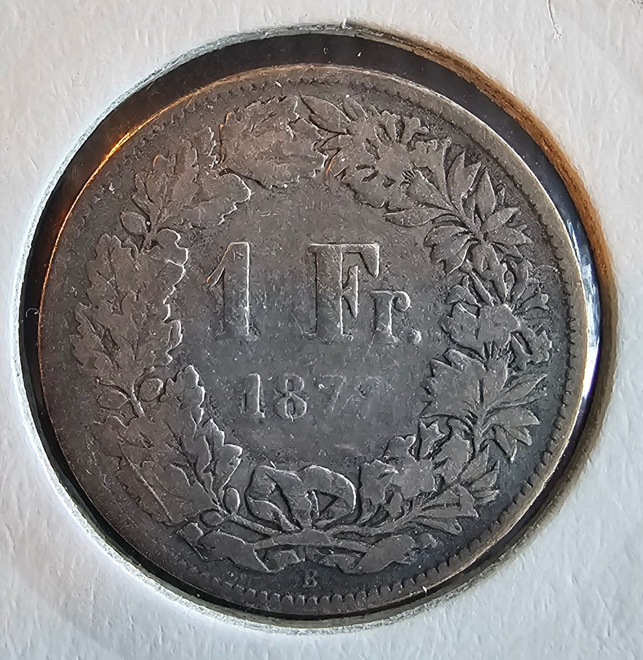 Tutti le monete: 1 Franken 1877 s – Usato da Balsthal venduto da mil_js2d