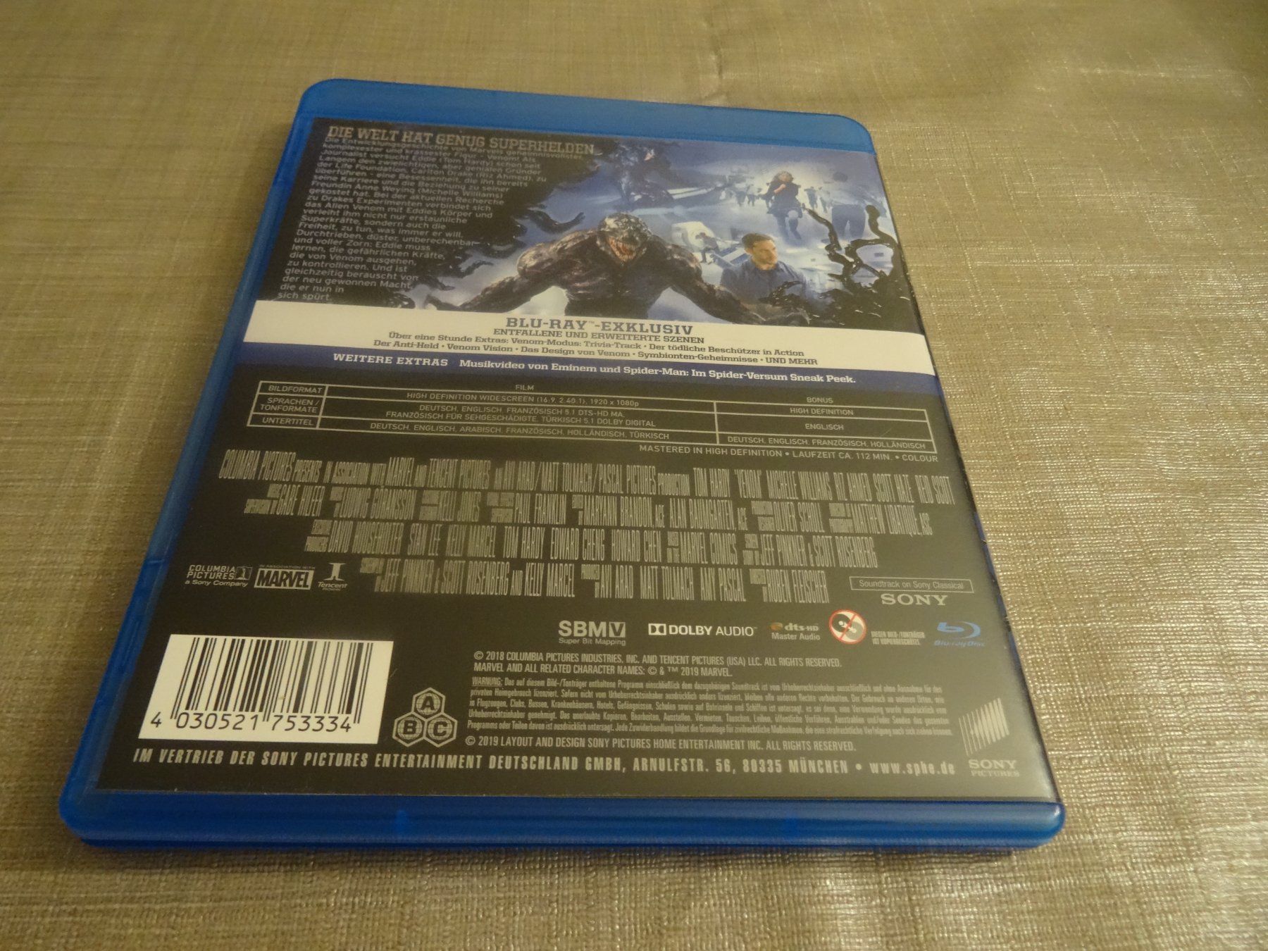 Alle DVDs: Venom - Blu-ray – Gebraucht aus Olten von Disc-Verkauf 2