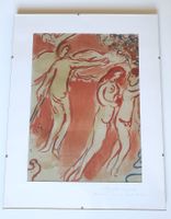 Lithographie M. Chagall, Adam et Eve chassés du Paradis 1960
