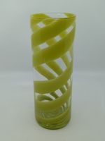 Vase Glasvase Spiralmuster