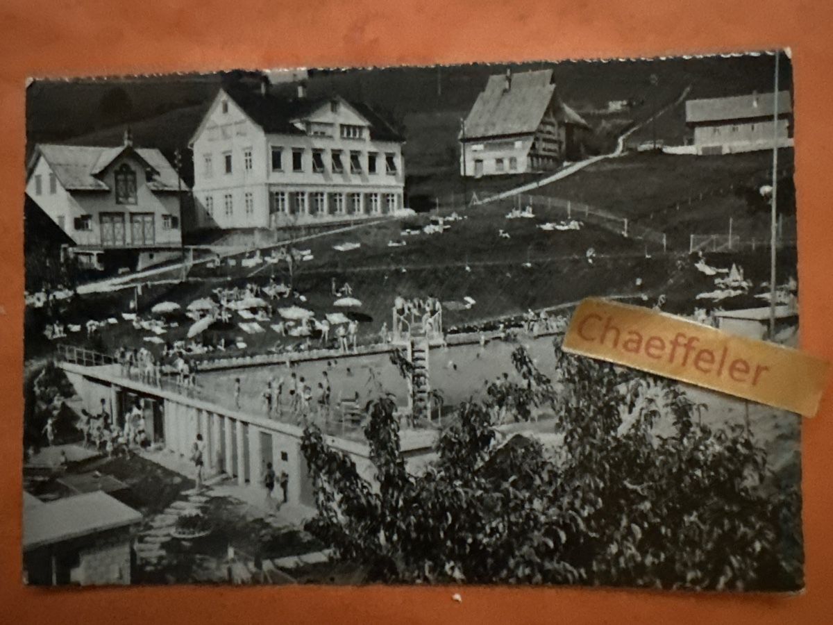 Ansichtskarten:  Kurort Rehetobel AR Schwimmbad – Gebraucht aus Zürich von Chaeffeler