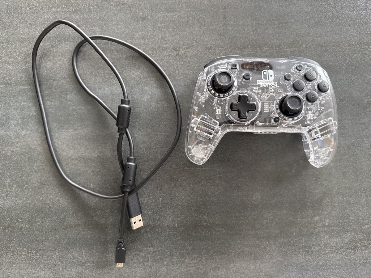 Controller: PDP Switch Afterglow Wireless Deluxe Controller transparent – Gebraucht aus Rapperswil-Jona von