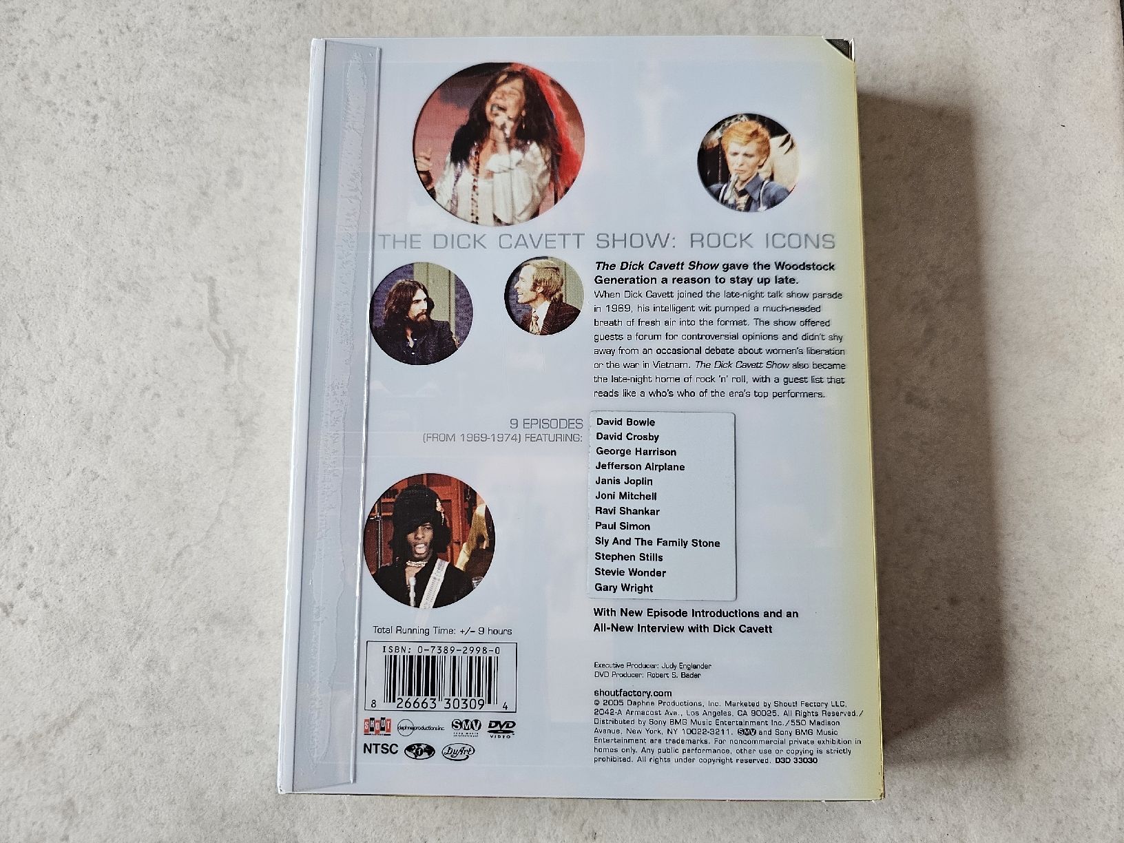Tutti i DVDs: The Dick Cavett Show / Rock Icons / 3 Disc Box – Usato da Schneisingen venduto da backstore24 1