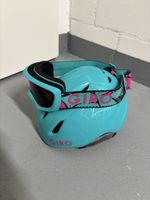 Giro Ski Helmet & Goggles Set, Turquoise, Kids Size