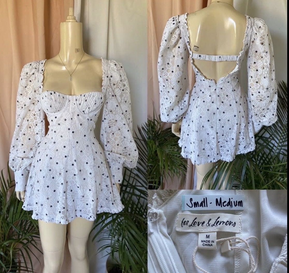 Kleider: For Love & Lemons Minikleid Spitze, Gr. M, neuwertig! – Neu (gemäss Beschreibung) aus St. Gallen von mania03