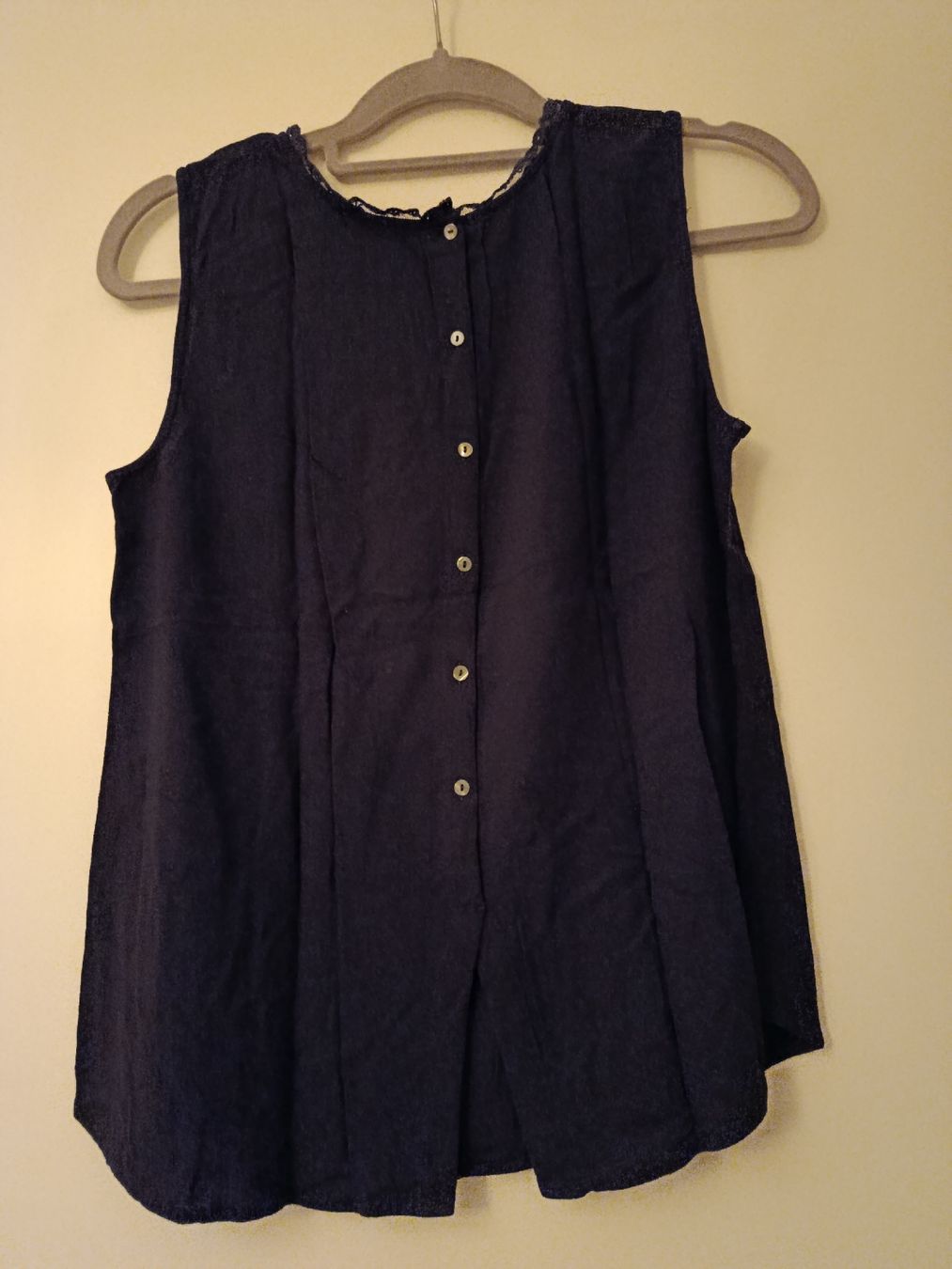 S.Oliver Top: Luftiges Top, navyblue, Gr. 40 – Usato da Basel venduto da Clay66 1