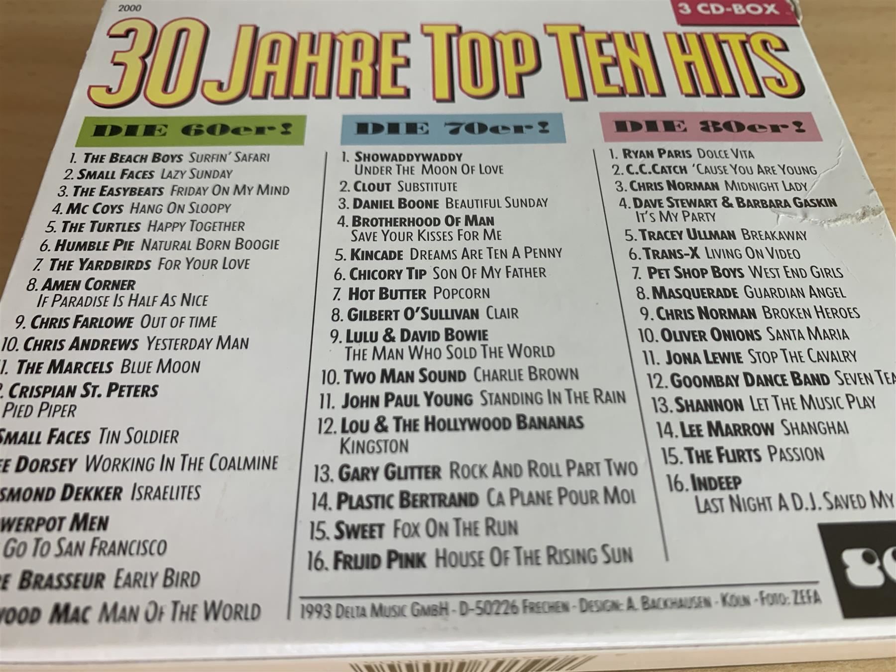 CD: 30 Jahre Top Ten Hits - 3 CD  - 3 CD – Usato da Rikon im Tösstal venduto da Alpenmutz 1