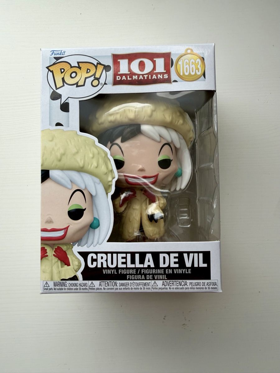 Funko Figuren: Funko Pop! Cruella de Vil 1663 101 Dalmatians  – Neu und originalverpackt aus Oberembrach von theZaz