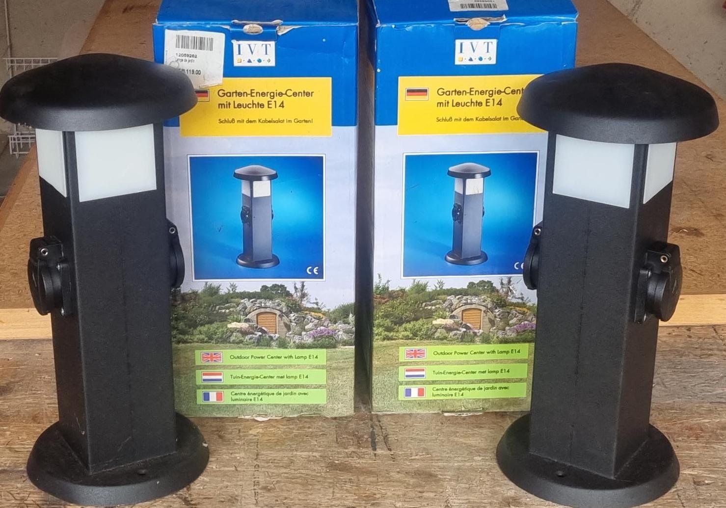 Lampade: IVT 2 x Gartenlampe / lampe de jardin – Nuovo e nell'imballaggio originale da Collonges venduto da arashee