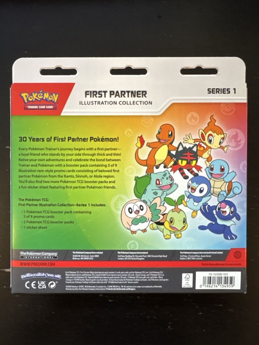 Pokémon Carte collezionabili: Pokemon First Partner Illustration Collection – Nuovo e nell'imballaggio originale da Erlenbach ZH venduto da CAUGHTTHEMALL 1