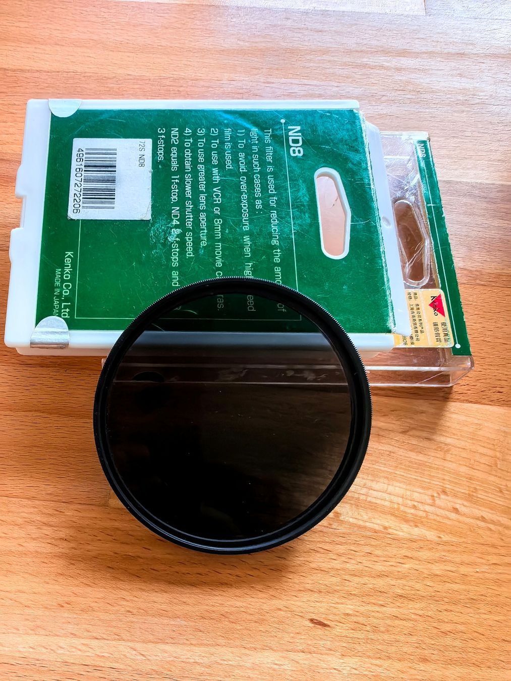 Kenko Filtri: Kenko 72mm ND8 Filter – Usato da Meilen venduto da lzhemily 1
