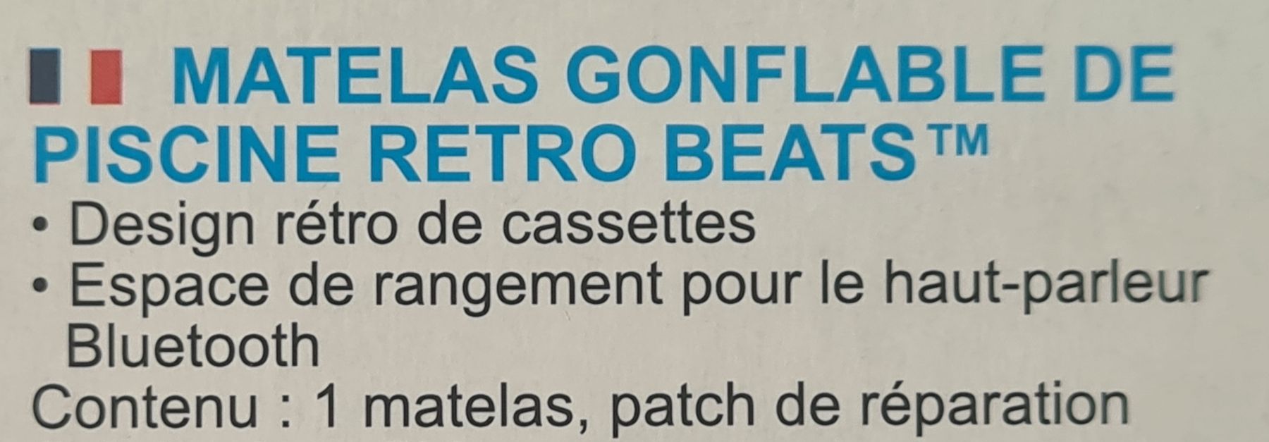 Bestway Piscine: Matelas gonflable"Cassette rétro" espace haut parleur – Nuovo e nell'imballaggio originale da Etoy venduto da MyStyleMyMode 2
