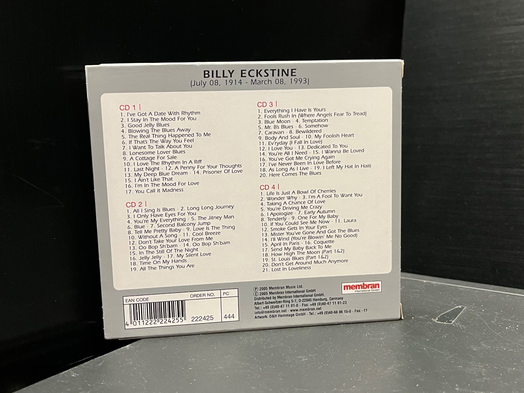 CD: Billy Eckstine - I Ain't Like That - SRA02C – Nuovo (secondo la descrizione) da Küsnacht ZH venduto da JazzRecords 1
