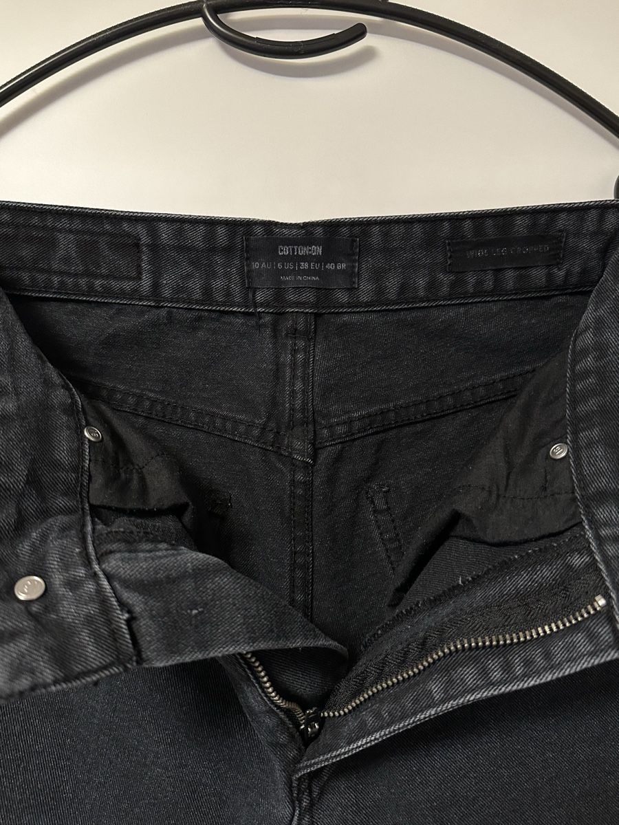 Jeans: Culottes Jeans schwarz, Gr. 38 – Usato da Ermatingen venduto da nic_x2tf 1
