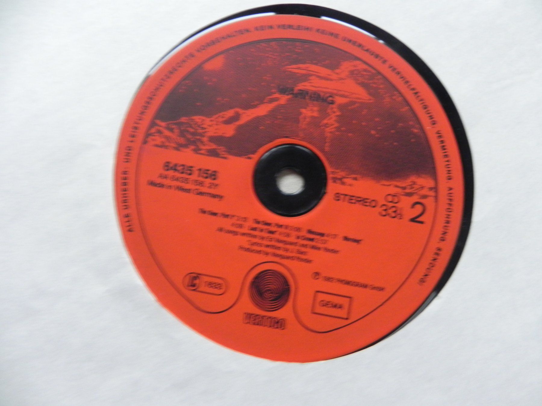 Dischi in vinile: LP brit. prog. Space  Experimental Rock Band Warning 1982 – Usato da Siebnen venduto da krimsie 5