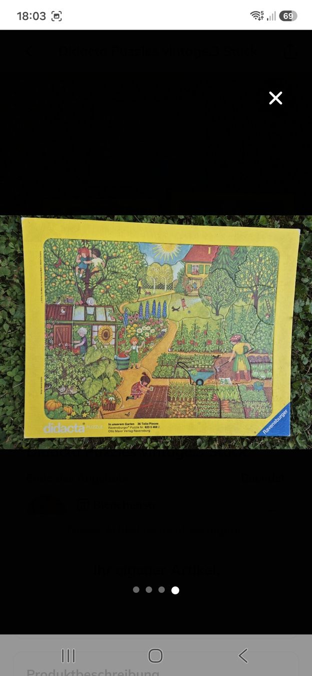 Ravensburger Puzzles: Didacta Puzzles , 3er Set,vintage – Gebraucht aus Villmergen von MONCHHICHI 3