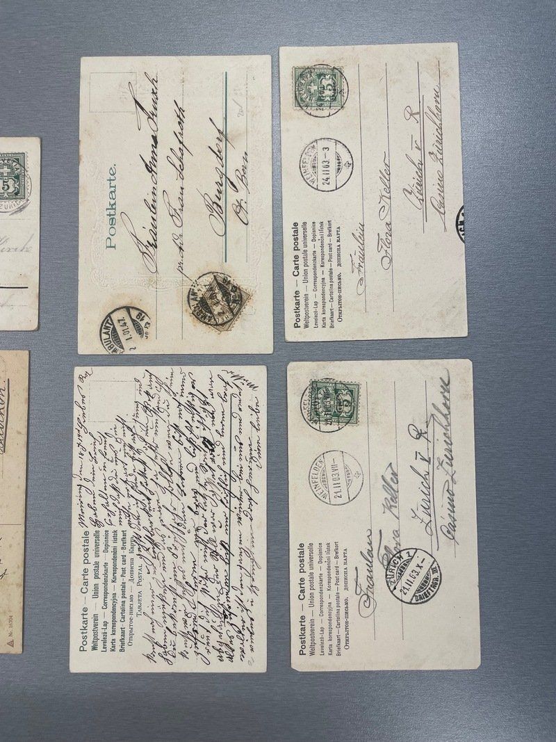 Cartoline postali: 9 antike Postkarten mit Kindermotiven als Lot – Usato da Sirnach venduto da Melisangi 4