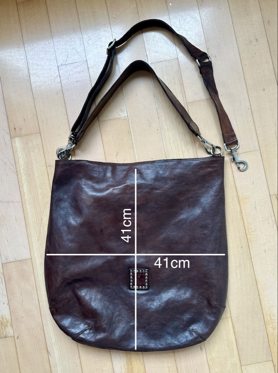 Campomaggi Borse da donna: Campomaggi Ledertasche, Shopper, dunkelbraun – Nuovo (secondo la descrizione) da Zürich venduto da Flohzot 1