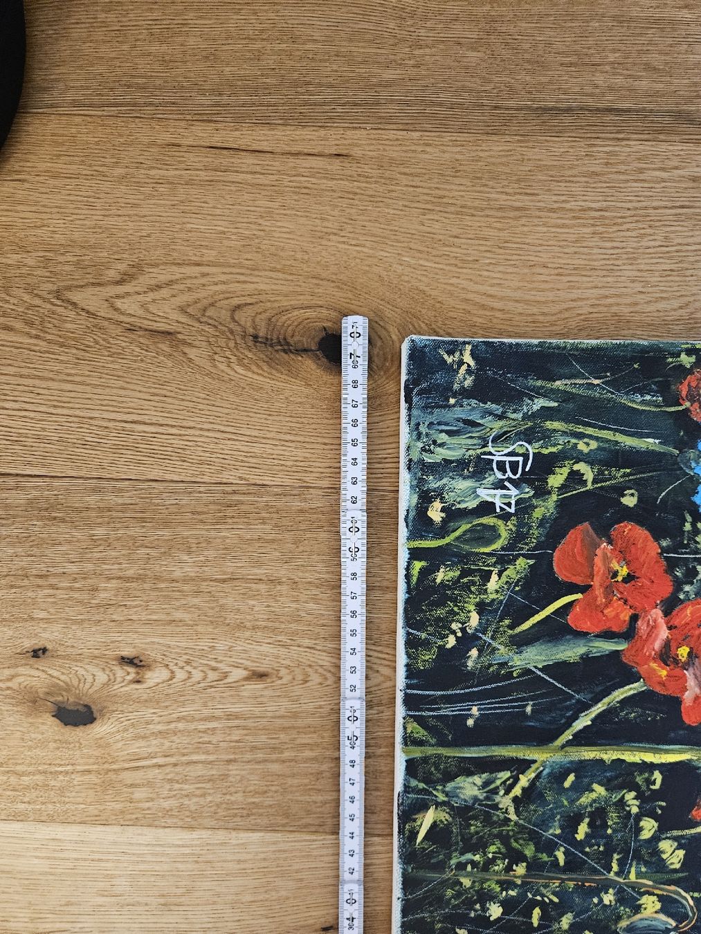 Gemälde: Mohnblumenfeld-Gemälde – Gebraucht aus Bern von Respirit 4