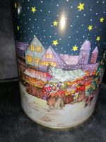 Biskuitsdose Weihnachtsmarkt/boîte à bisquits marché de noël