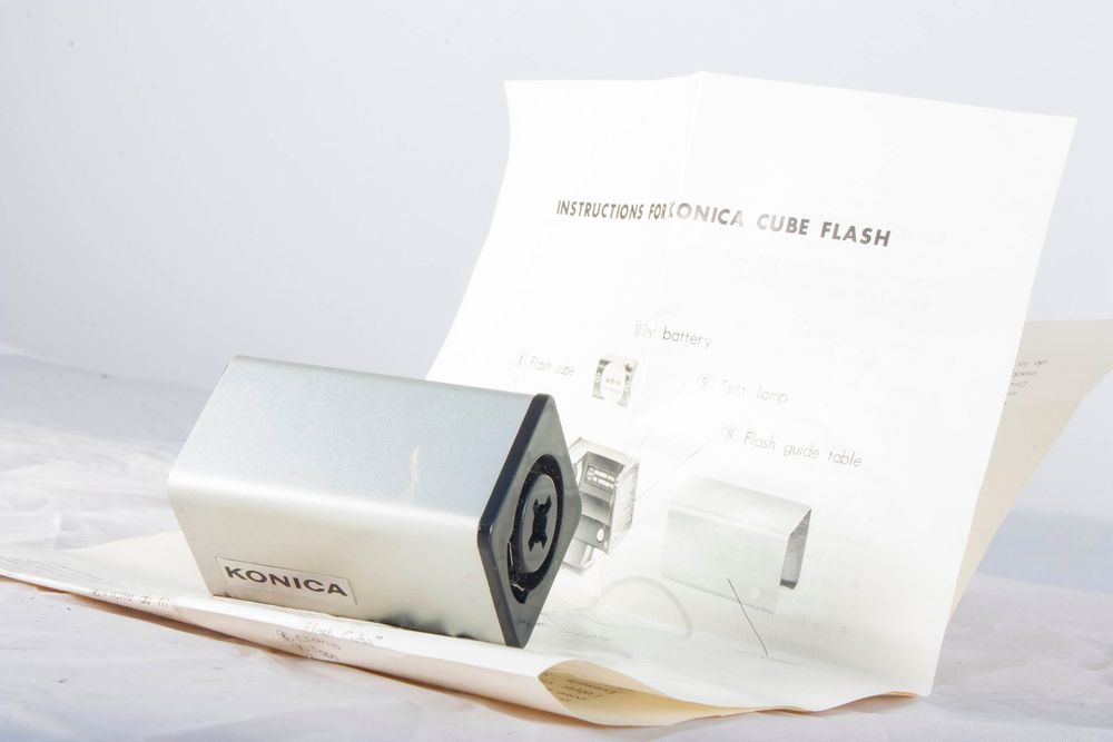 Konica Cube Flash Adapter Blitzwürfel für Filmkameras (Gebraucht) in ...