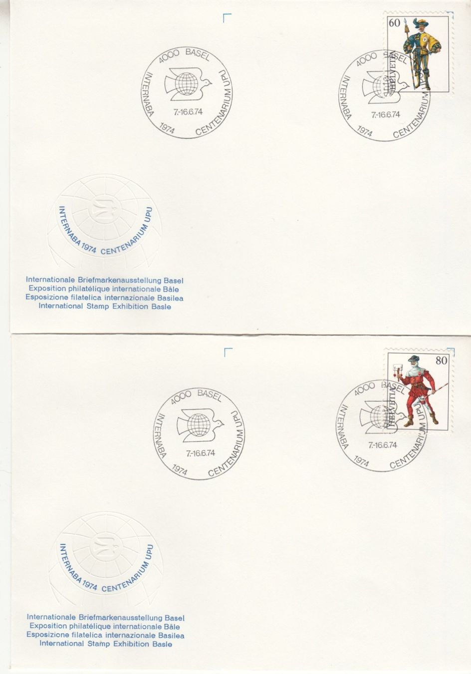 Tutti i francobolli: Sonderstempel S. 836 auf W46 - W49 – Usato da Bürglen TG venduto da StampGraf 2