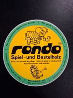 Vintage Rar Sticker Aufkleber Rondo Bastelholz Wie Neu!