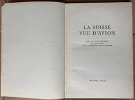 La Suisse vue d'avion