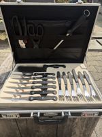 Berghoff Messer Koffer Set mit Gabeln und Scheren gut erhalt