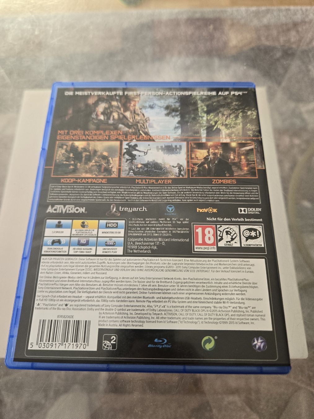 Giochi: Call of Duty Black OPS 3 PS4 – Usato da Bussigny venduto da Kfdlt 1
