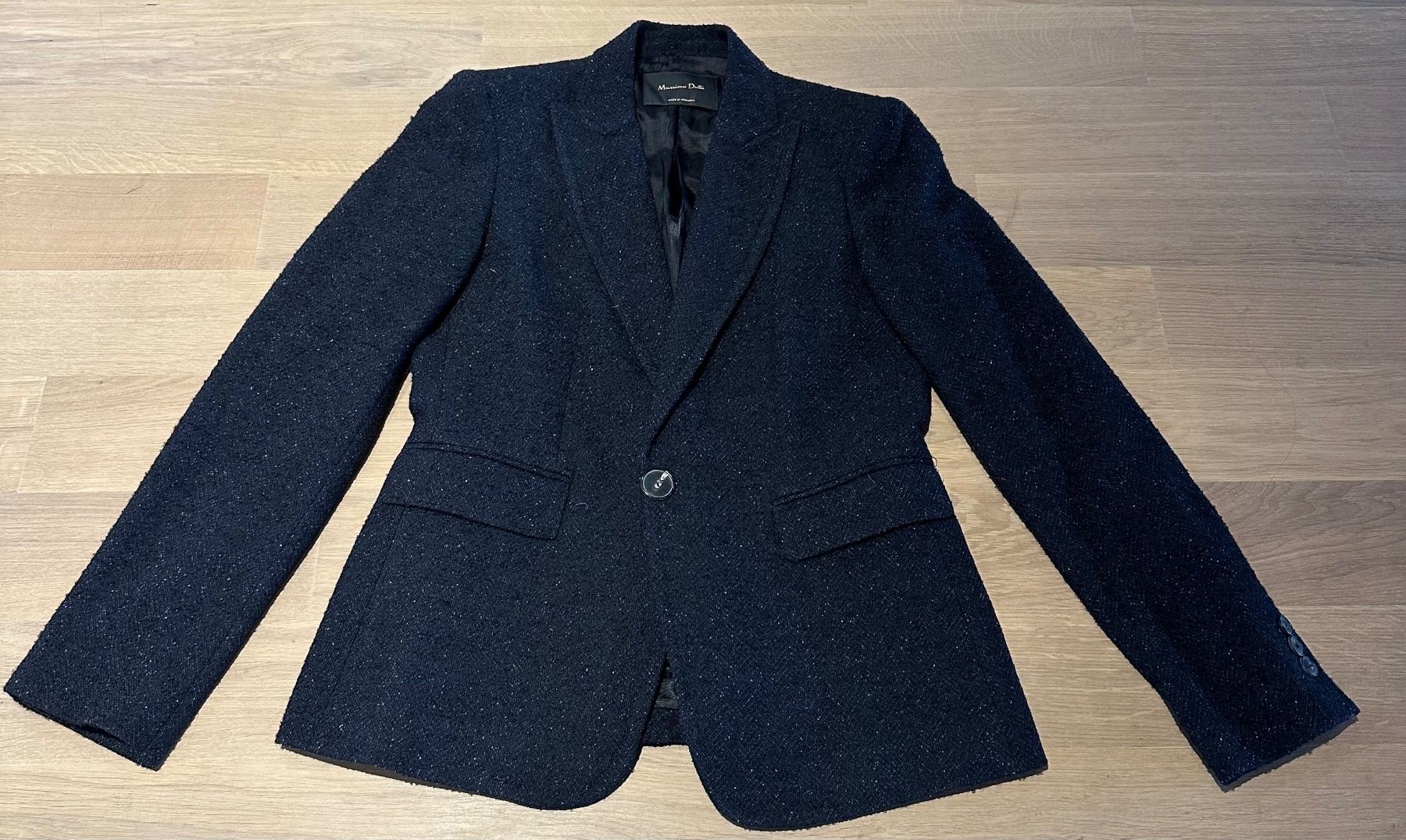 Massimo Dutti Giacche: Marineblauer Boucle Blazer – Nuovo (secondo la descrizione) da Erlenbach ZH venduto da OD15