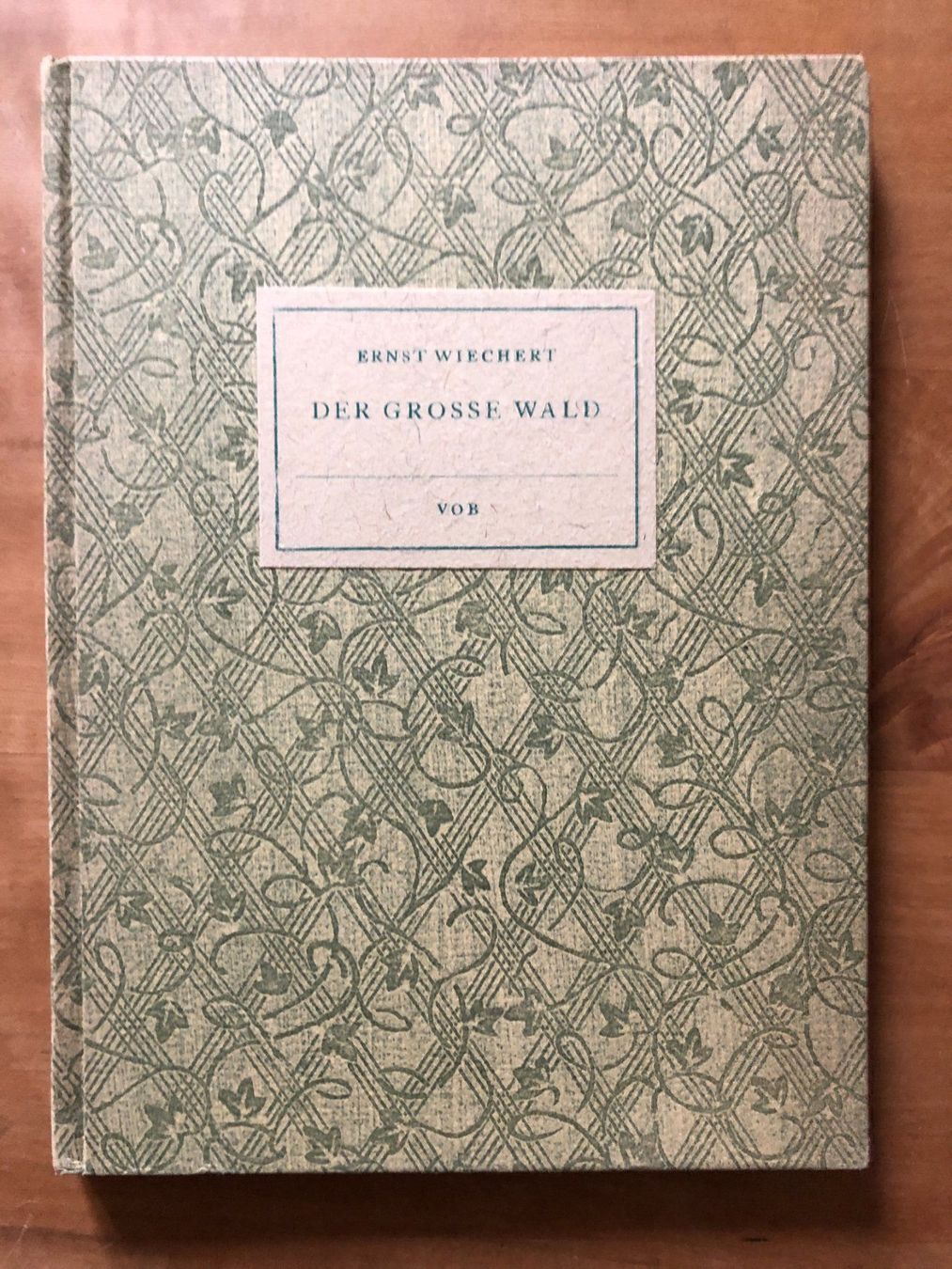 Libri: Ernst Wiechert: Der grosse Wald – Usato da Zürich venduto da allp
