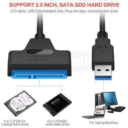 Unità & Adattatore: USB 3.0 - SATA3 Adapter mit Kabel – Nuovo e nell'imballaggio originale da Genestrerio venduto da DennoPC 1