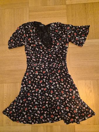Robe The Kooples imprimé floral noir taille M
