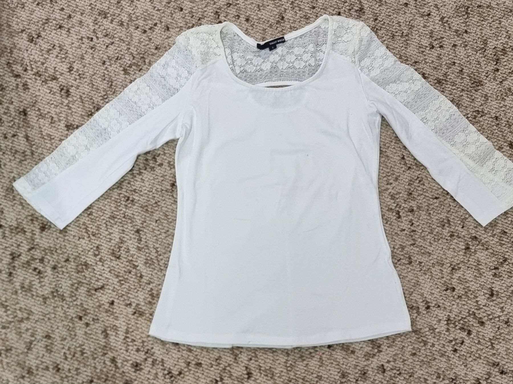 T-shirt: Shirt 3/4 arm mit Spitze – Usato da Ettingen venduto da ssc_dsr2 2