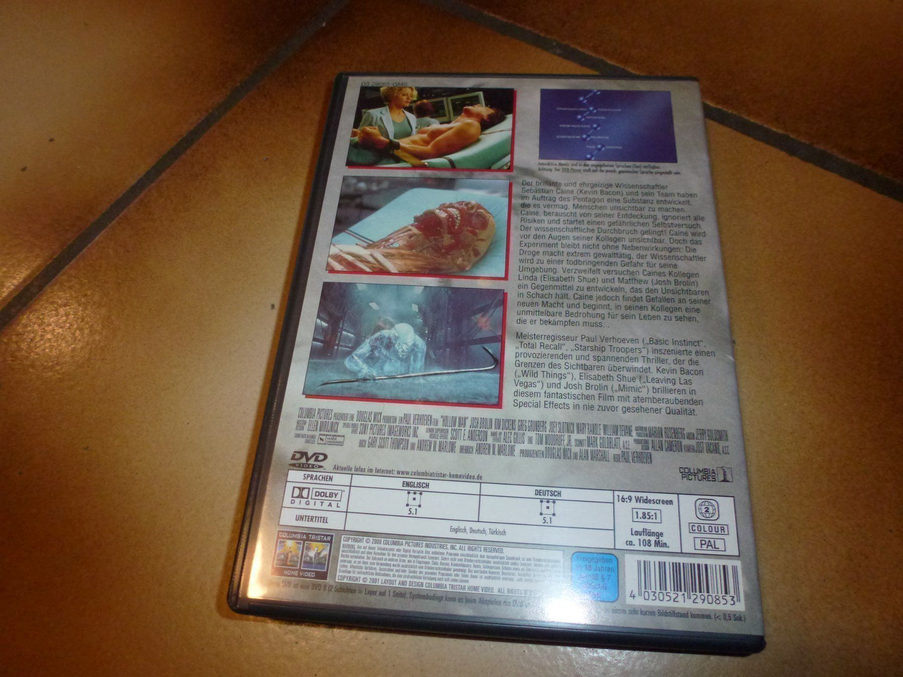 Tutti i DVDs: Hollow man Unsichtbare Gefahr DVD – Usato da Olten venduto da Disc-Verkauf 2