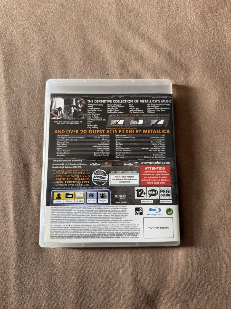Jeux: Guitar Hero MetallicA – D'occasion à Sementina par bru_vpp5 2