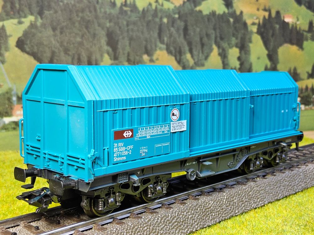 Märklin 4687 Shimms der SBB Drehgestellwagen / Teleskophaube (Gebraucht ...